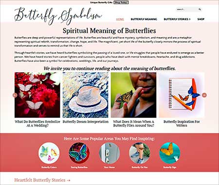 butterfly symbolism website